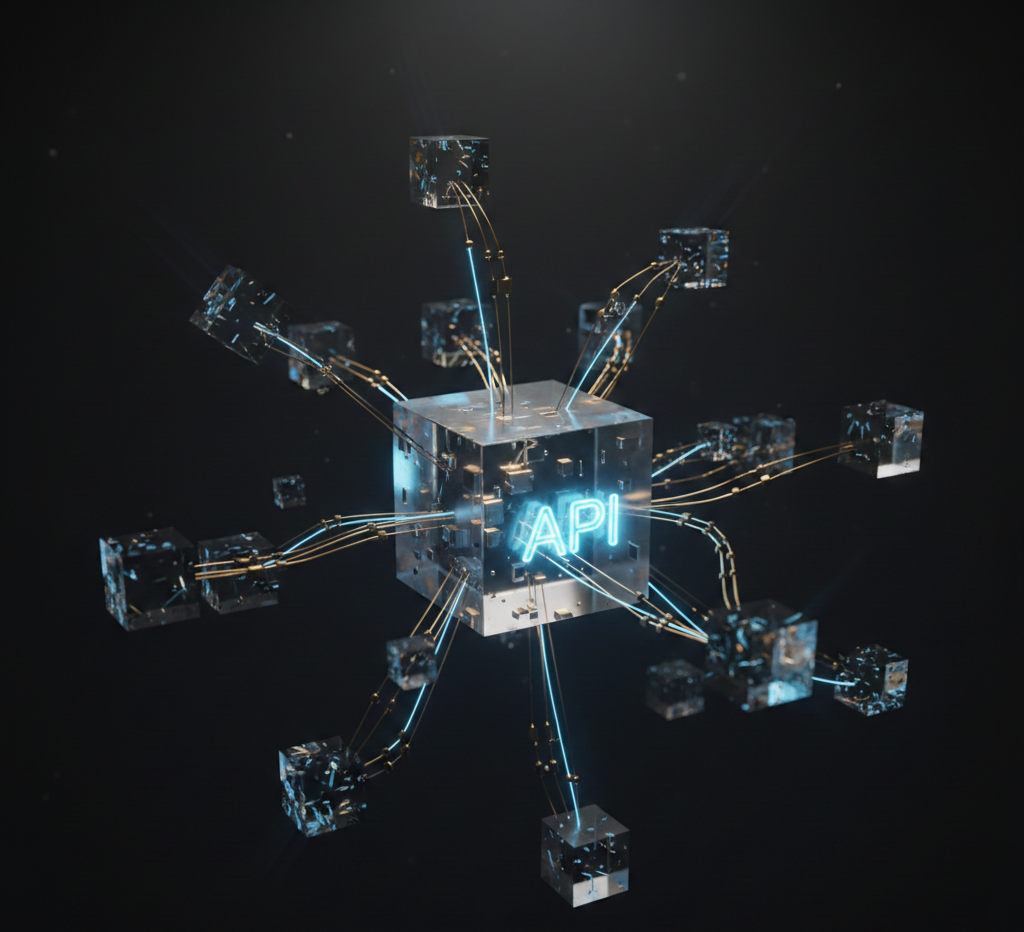 Illustration of API connectivity